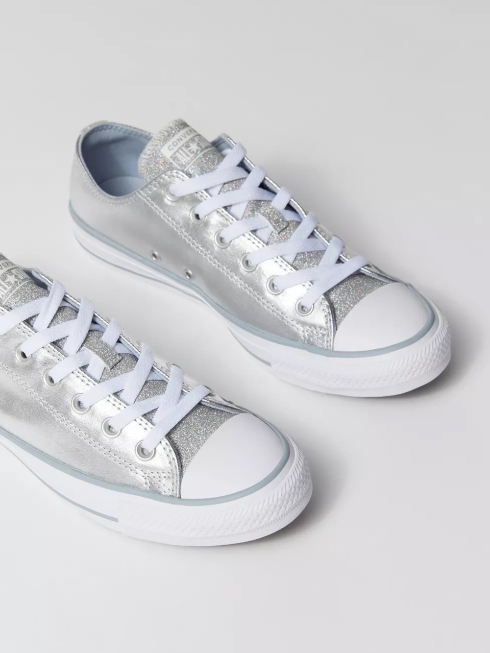 NIB Converse Chuck Taylor All Star Metallic Sparkle Glitter Low Top Sneakers 8.5